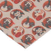 古いファッションのハロウィンの模造のな交差ステッチのランナー ショートテーブルランナー (コーナー)