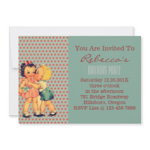 古いファッションのバレンタインのレトロの子供の誕生日のパーティー