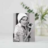 古いファッションはがき ポストカード (スタンド正面)