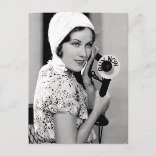 古いファッションはがき ポストカード (正面)