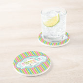 古いファッションキャンデーの印のコースター コースター (側面)