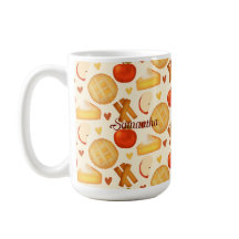 古いファッションドアップルパイと材料