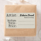 古いファッションドアートとクラフトの販売ラベル、名前のみ ラベル (インサイチュ)