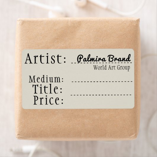 古いファッションドアートとクラフトの販売ラベル、名前のみ ラベル (インサイチュ)