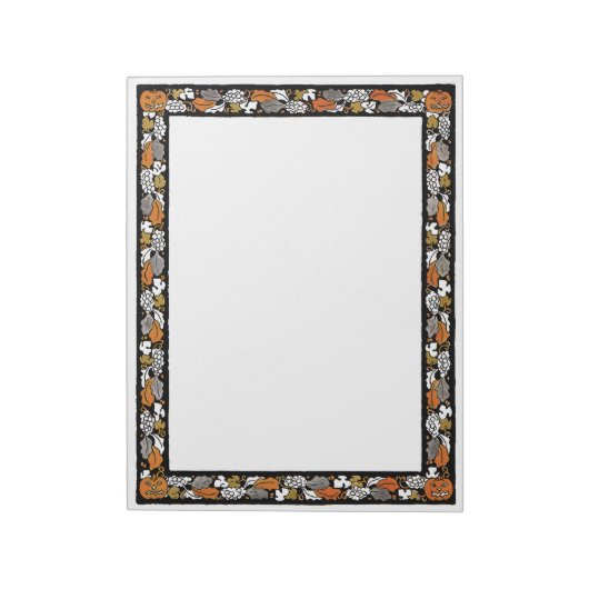 古いファッションドカボチャと離れメモ帳 ノートパッド (回転)