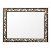 古いファッションドカボチャと離れメモ帳 ノートパッド (正面)