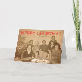 古いファッションドクリスマスカード(1950年頃) シーズンカード