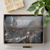 古いファッションドクリスマスシーンのギフトラップ 薄葉紙 (ギフト)