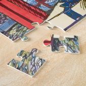 古いファッションドクリスマスツリー ジグソーパズル (側面)