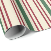 古いファッションドクリスマスラッピング紙 ラッピングペーパー (ロールコーナー)