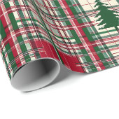 古いファッションドクリスマスヴィンテージ赤トラック ラッピングペーパー (ロールコーナー)
