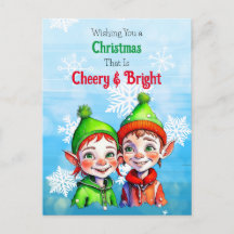 古いファッションドクリスマス小妖精や小人陽気で明るい