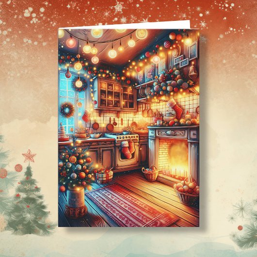 古いファッションドクリスマス カード