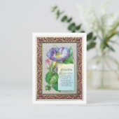 古いファッションドクリスマス、朝顔 シーズンポストカード (スタンド正面)