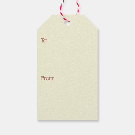 古いファッションドクリパーソナライズされたスマス ギフトタグ (裏面)