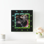 古いファッションドターンテーブル時計 スクエア壁時計 (ホーム)