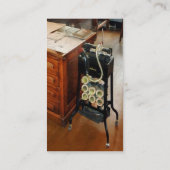 古いファッションドディクタフォン 名刺 (裏面)