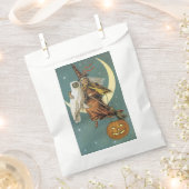 古いファッションドハロウィーン、フクロウの魔女 フェイバーバッグ (クリップ留めされた状態)