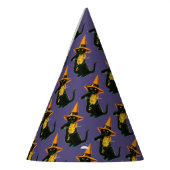古いファッションドハロウィーン、魔猫のバ遊イオリン パーティーハット (左)