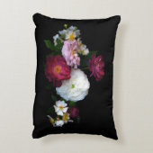 古いファッションドバラアクセント枕 アクセントクッション (裏面(縦))