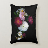 古いファッションドバラアクセント枕 アクセントクッション (正面(垂直))