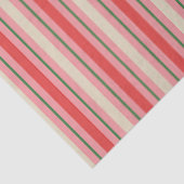 古いファッションドレトロクリスマスストライプパタンピンク 薄葉紙 (詳細)