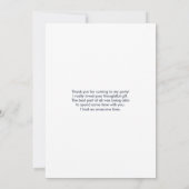 古いファッションドヴィンテージケルビエンジェルス サンキューカード (裏面)