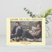 古いファッションドヴィンテージ写真クリスマスカード シーズンカード (スタンド正面)