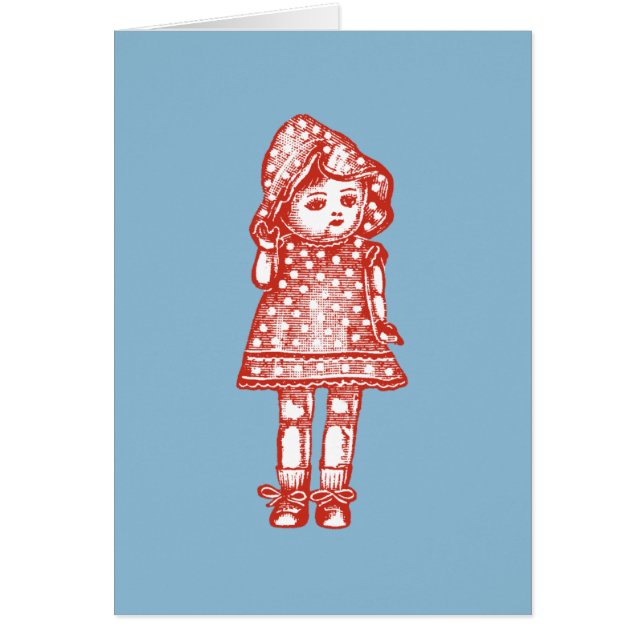 古いファッションド人形 (正面)