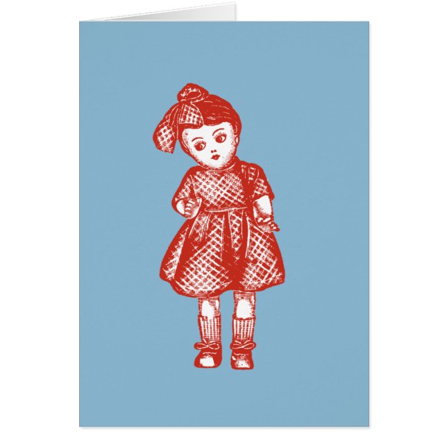 古いファッションド人形 (正面)