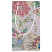 古いファッションド壁紙パターン スモールペーパーバッグ (裏面)