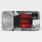 古いファッションド赤い蒸気機関車 Case-Mate iPhoneケース (裏面(横))