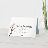 古いファッシ日本のョスマスカード シーズンカード (裏面)