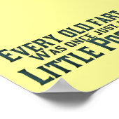 古いファルトは一度ならず小さな銃だった ポスター (角)