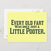 古いファルトは一度ならず小さな銃だった ポストカード (正面/裏面)