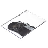 古いフィルムのカメラ ノートブック (左側)