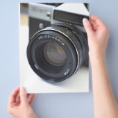 古いフィルムカメラ チラシ (手)