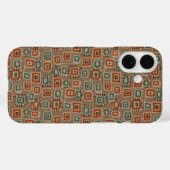古いフェイク布パッチiPhoneケース Case-Mate iPhoneケース (裏面 (横))