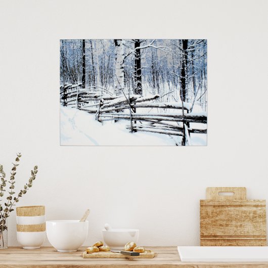 古いフェンス ポスター (キッチン)