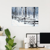 古いフェンス ポスター (ホームオフィス)