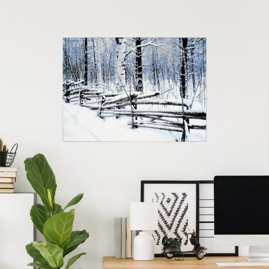 古いフェンス ポスター (ホームオフィス)