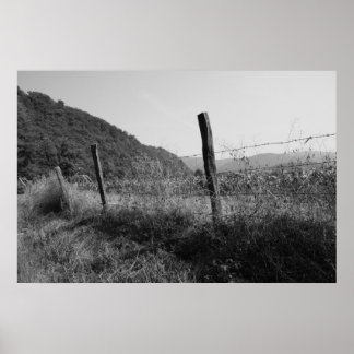 古いフェンス ポスター