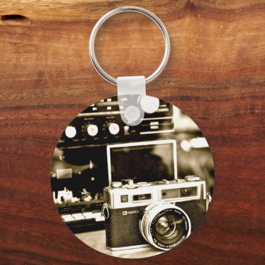 古いフォトカメラ キーホルダー (正面)