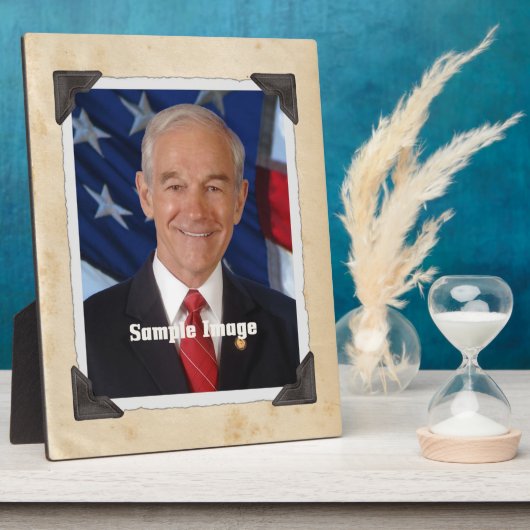 古いフォトスタイルアートフレームプラーク フォトプラーク (側面)