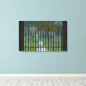 古いフォレストのキャンバスに印刷 キャンバスプリント (インサイチュ (ウッドフロア))