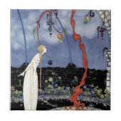 古いフランスのおとぎ話：素晴らしい美しいの木 タイル (正面)