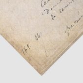 古いフランスのスクリプトの分離 薄葉紙 (詳細)