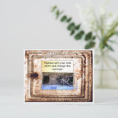 古いフレームはがき ポストカード (スタンド正面)