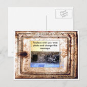 古いフレームはがき ポストカード (正面/裏面)
