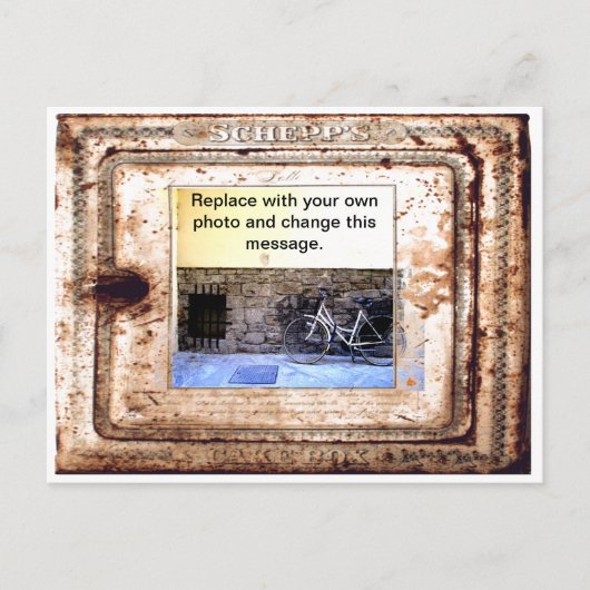 古いフレームはがき ポストカード (正面)